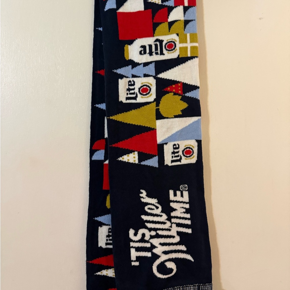 Miller Lite Geometric Pattern‎ Scarf